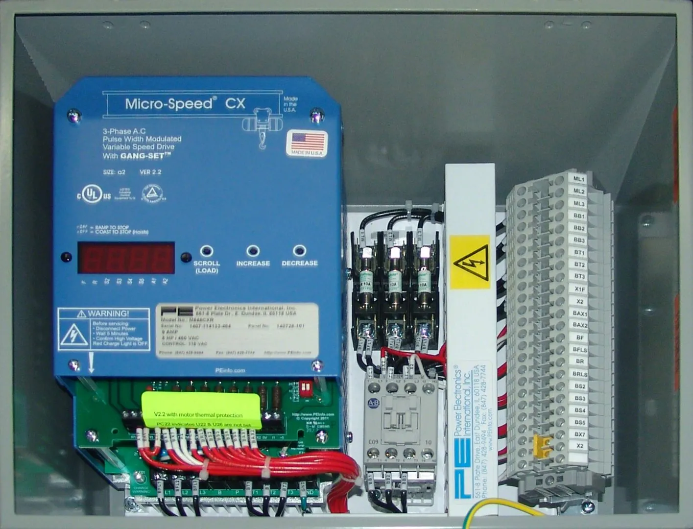 Standard Travel Motion Control Panels | PE® | PE® | VFDs, Control ...